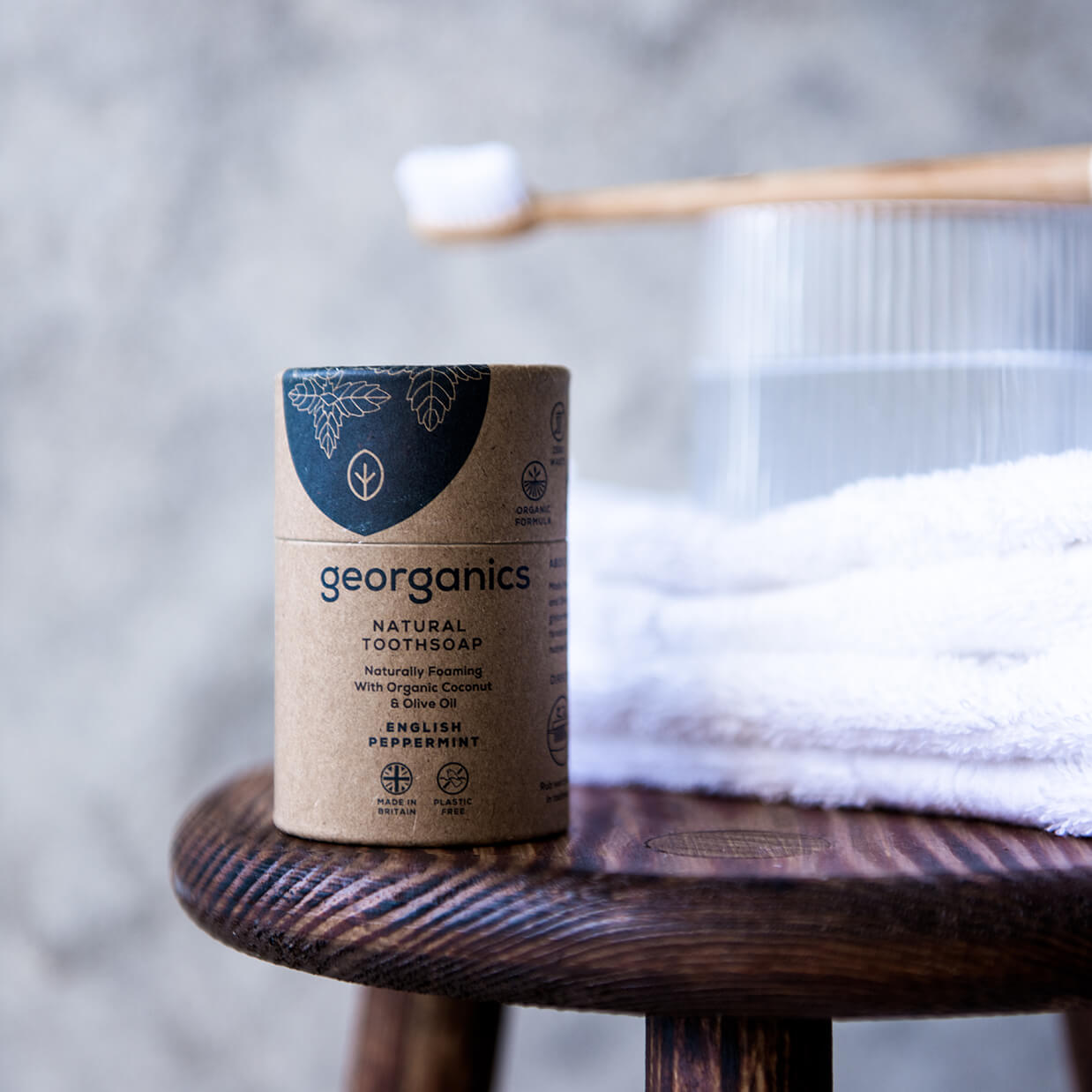 English Peppermint Natural Toothsoap - Life Before Plastik